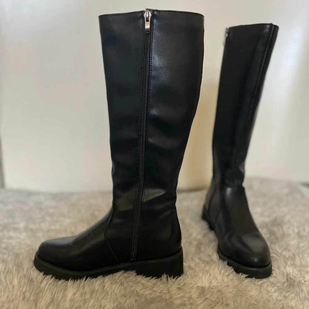 Black tall Rising boots - Picture 2 of 6